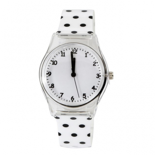 WL Simplicity White Point Pattern Girlish Series Korean Style Dial Hot Sale Waterproof Quartz Kids Watch