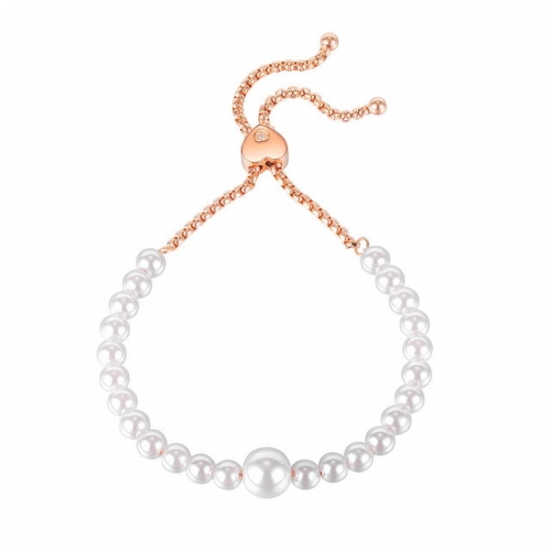 Fashion Love Pearl Women'S Bracelet Simple And Versatile Jewelry Stainless Steel Jewelry For Ladies