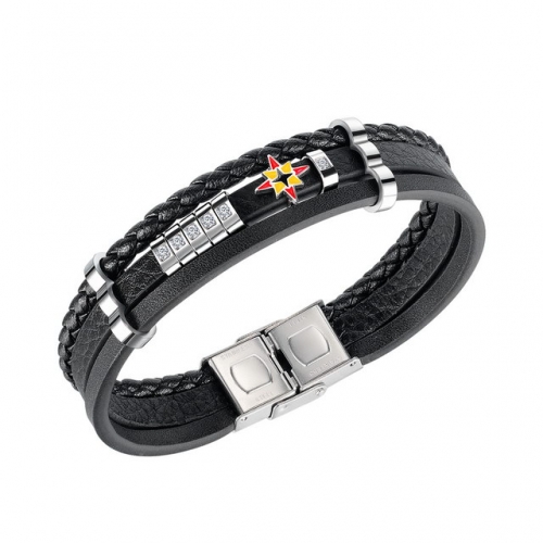 Multilayer Woven Leather Bracelet Simple Hip-Hop Style Men'S Leather Bracelet Great Trendy Wholesale Jewelry Lines