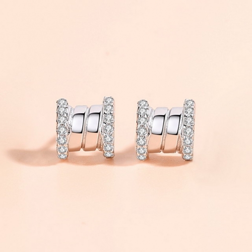 Small Waist Earrings 925 Sterling Silver Ladies Earrings Diamond Earrings Simple And Small Earrings Jewelry Wholesale Jewelry And Accessories