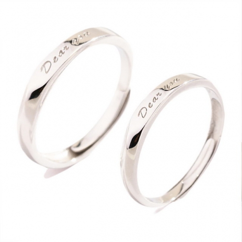 Couple Ring Dear You Ring 925 Sterling Silver Ring 925 Silver Jewelry Wholesale China