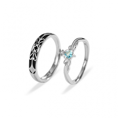 Knight Lovers Ring 925 Sterling Silver Pair Ring Jewelry High Quality In China Wholesale Sterling Silver Products