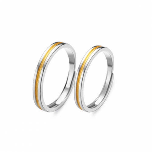 Couple ring simple 925 sterling silver closed ring high quality designer inspired jewelry wholesale