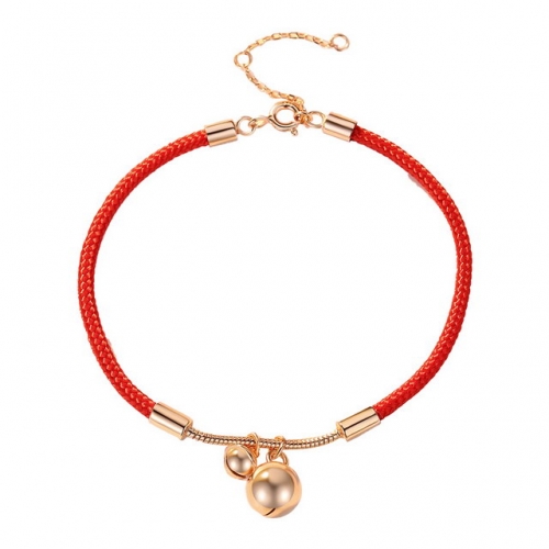 Bells Red String Bracelet 925 Sterling Silver Ladies Bracelet Simple Rose Gold Bracelet Bodily Year Braided Jewelry 925 Jewelry Sets Wholesale