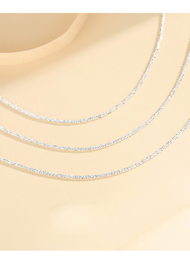 Califlower Rope Chain 925 Sterling Silver Necklace Cauliflower Necklace Gypsophila Clavicle ...