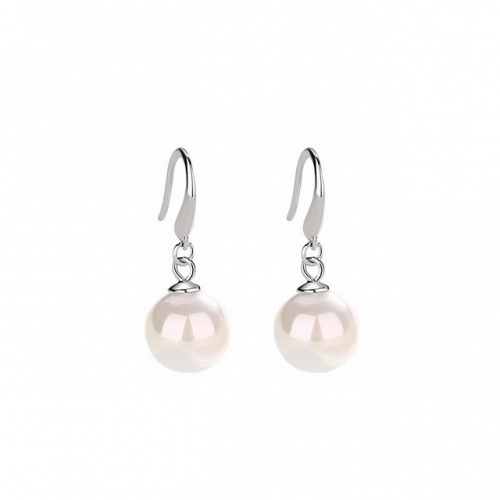 Pearl Earrings 925 Sterling Silver Pearl Ear Hooks Fashion Simple Earrings Cheap Wholesale Jewelry Suppliers