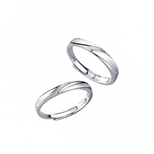 925 Sterling Silver Ring Fashion Couple Ring Creative Matte Ring Valentine'S Day Gift Pretty Cheap Jewelry