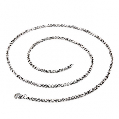 Jewelry Wholesale Titanium Steel O-Chain Stainless Steel Men'S Necklace Men'S And Women'S Chain Stainless Steel Chain