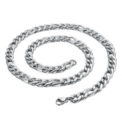 Various Sizes New Stainless Steel Nk Necklace Fashion Men And Women Hip Hop Fashion Jewelry Wholesale