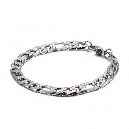 New Fashion European And American Simple Men'S And Women'S Bracelet Hip Hop Trendsetter Titanium Steel Accessories Wholesale