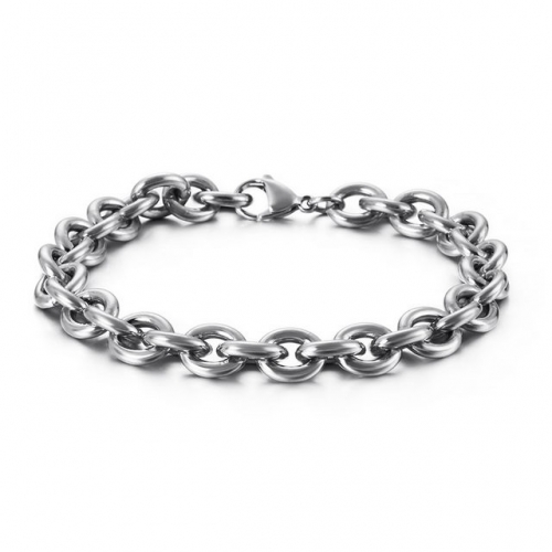 Stainless Steel Jewelry Wholesale Hot Sale Hollow Bracelet Fashion O-Shaped Bracelet Personality Simplicity
