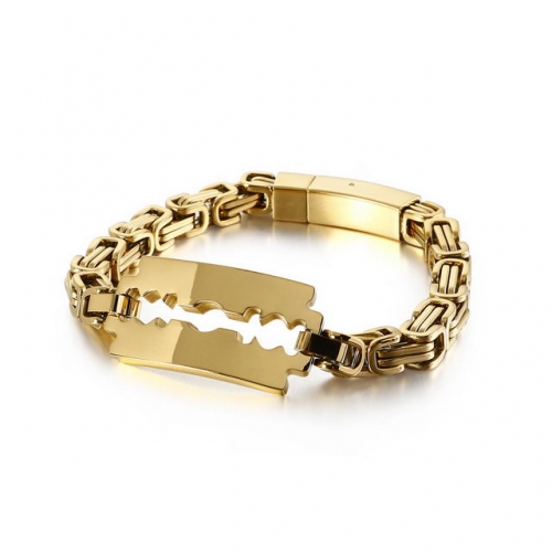 Stainless Steel Bracelet Wholesale Creative Titanium Steel Blade Personality Fashion Jewelry