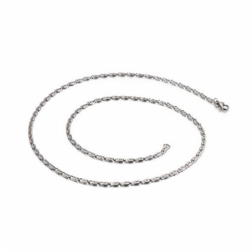 Creative Personality Men's 316L Stainless Steel Necklace Versatile Titanium Steel Chain Wholesale