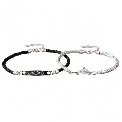 925 Sterling Silver Bracelet Couple Bracelet Fashion All-match Bracelet Wholesale Jewelry From China