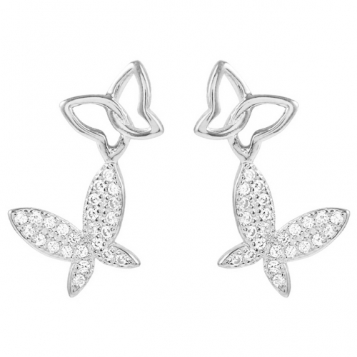 925 Sterling Silver Earrings Butterfly Earrings Simple Fashion Earrings Buy Wholesale Earrings Online