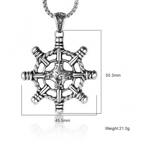 SJ3BE740 Stainless Steel Anchor Pendant (Not Includd Chain)