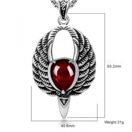 SJ3BJ462 Stainless Steel Feather Pendant (Not Includd Chain)
