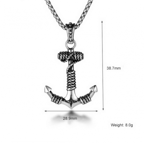 SJ3BD820 Stainless Steel Anchor Pendant (Not Includd Chain)