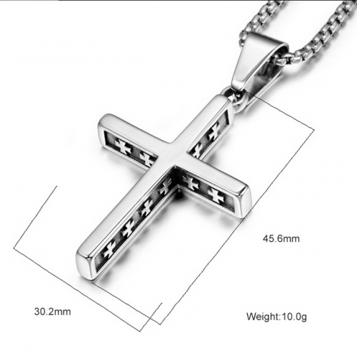 SJ3BD757 Stainless Steel Cross Pendant (Not Includd Chain)