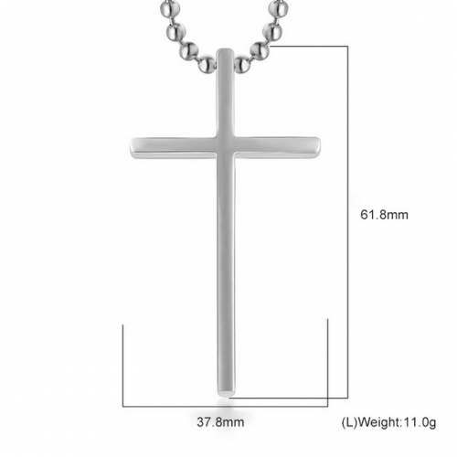 SJ3BZ517 Stainless Steel Cross Pendant (Not Includd Chain)