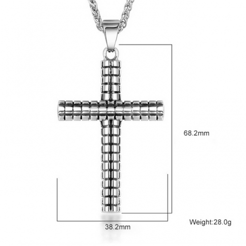 SJ3BD790 Stainless Steel Cross Pendant (Not Includd Chain)