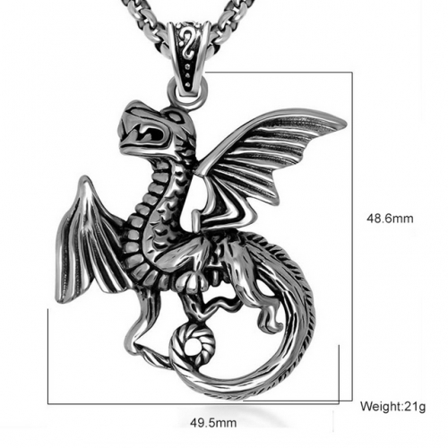 SJ3BE455 Stainless Steel Animal Pendant (Not Includd Chain)