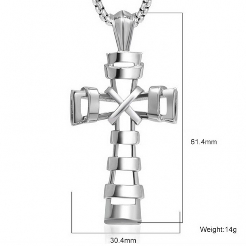 SJ3BC008 Stainless Steel Cross Pendant (Not Includd Chain)