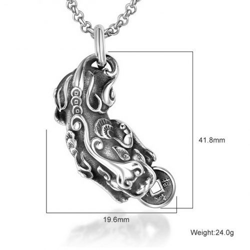 SJ3BD770 Stainless Steel Animal Pendant (Not Includd Chain)