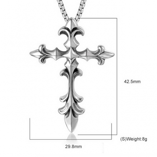 SJ3BF186 Stainless Steel Cross Pendant (Not Includd Chain)