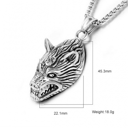 SJ3BD805 Stainless Steel Animal Pendant (Not Includd Chain)