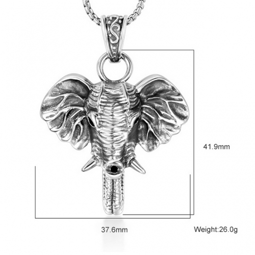 SJ3BD763 Stainless Steel Animal Pendant (Not Includd Chain)