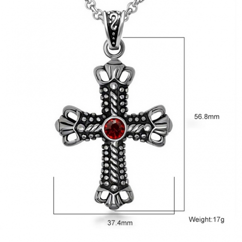 SJ3BH485 Stainless Steel Cross Pendant (Not Includd Chain)