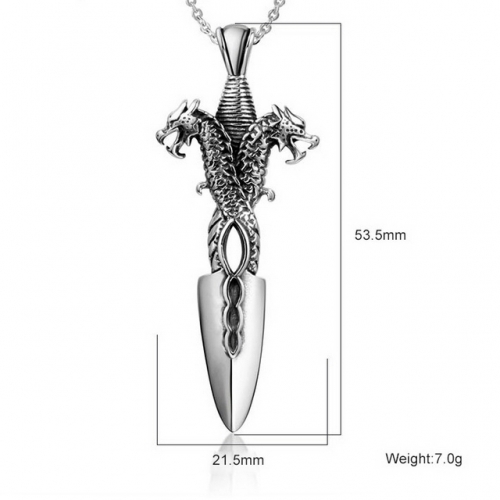 SJ3BD687 Stainless Steel Animal Pendant (Not Includd Chain)