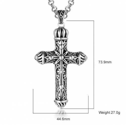 SJ3BE465 Stainless Steel Cross Pendant (Not Includd Chain)