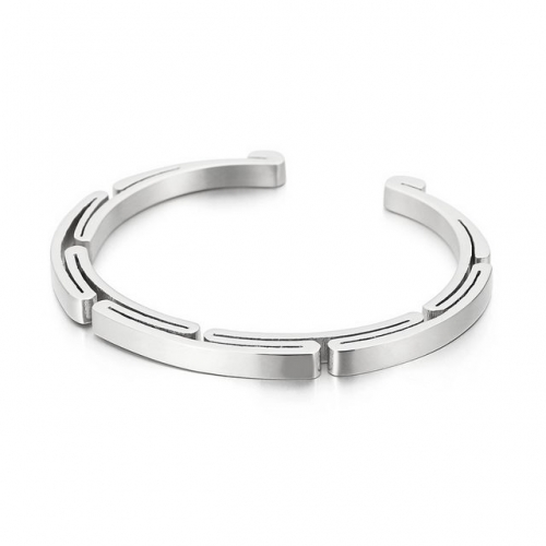 Simple And Creative Stainless Steel Men'S Bangle Japan And South Korea Hot Sale Opening Bangle