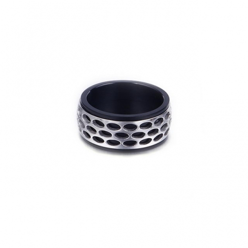 Hot Sale Retro 316 Stainless Steel Men'S Ring Personality Punk Rock Style Stage Ring