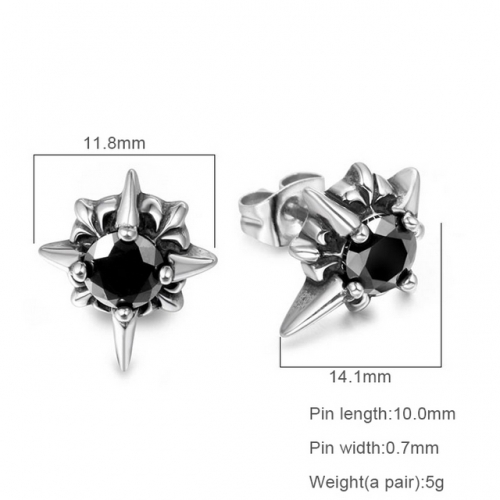 SJ3BE116 Stainless Steel Casting Earrings