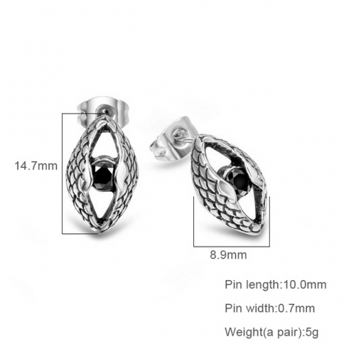 SJ3BE122 Stainless Steel Casting Earrings