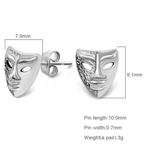 SJ3GC089 Stainless Steel Casting Earrings