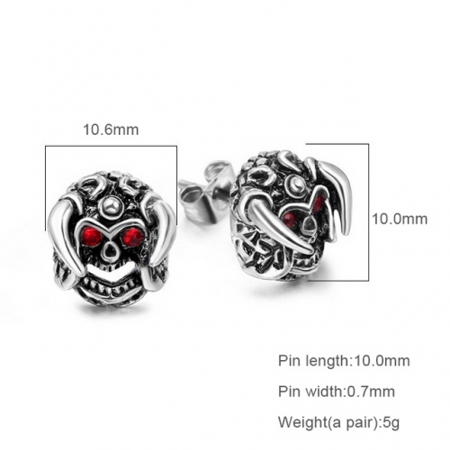 SJ3BE119 Stainless Steel Casting Earrings