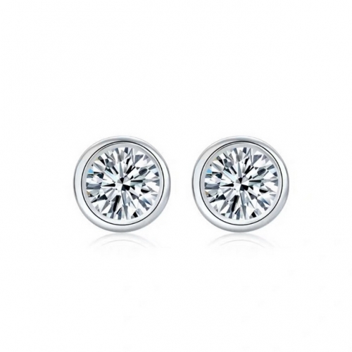 S925 Sterling Silver Earrings Simple Bubble Earrings Moissan Diamond Earrings Buy Wholesale Earrings Online