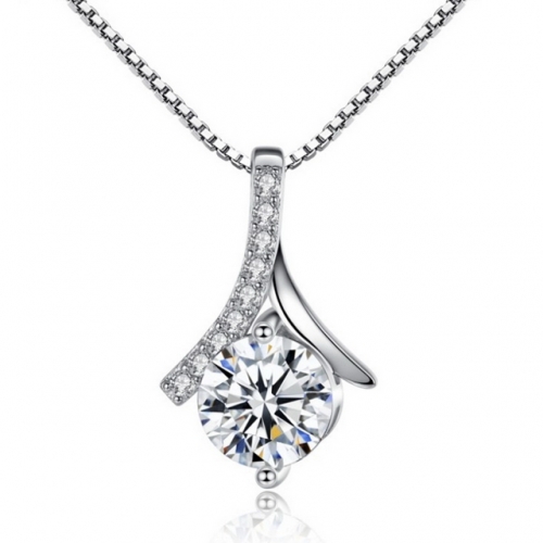 925 Sterling Silver Pendant Moissanite Pendant Simple And Elegant Fashion Pendant 925 Jewelry Sets Wholesale