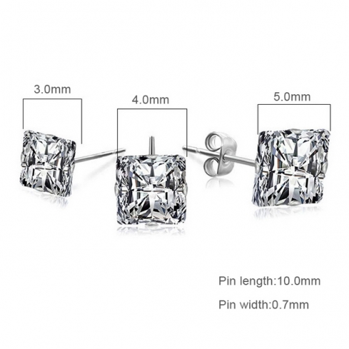 SJ3C062 Stainless Steel Casting Earrings Pair