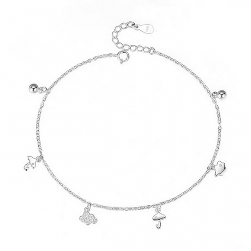925 Sterling Silver Weather Anklet Women'S Simple Anklet Fashion Anklet Jewelry Wholesale Company