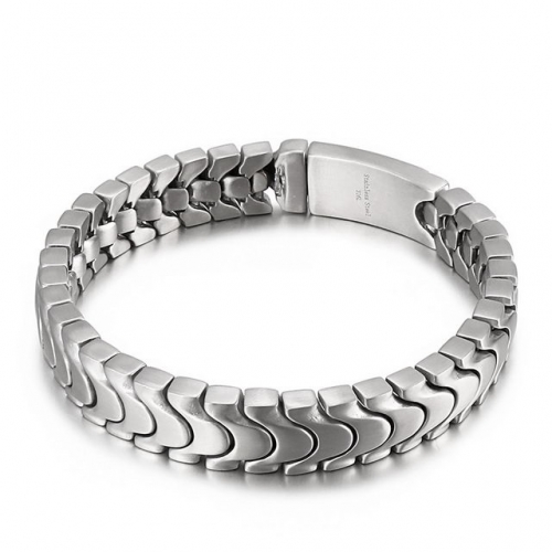 Japanese And Korean Fashion Simple Titanium Steel Snake Chain Men'S Bracelet Personalized Bracelet