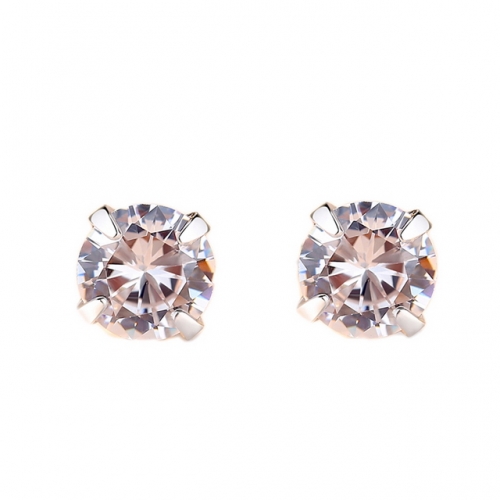 S925 Sterling Silver Earrings Zircon Earrings Small Temperament Earrings Fashion Jewelry Wholesale Fashion Jewelry