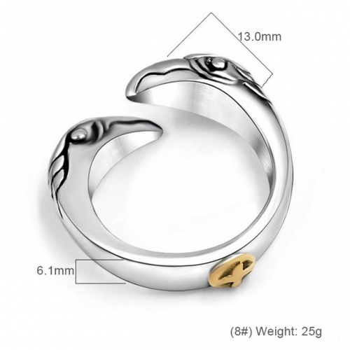 Little Flying Eagle Open Men'S And Women'S Rings Titanium Steel Ring Wholesale Stainless Rings  #SJ3928