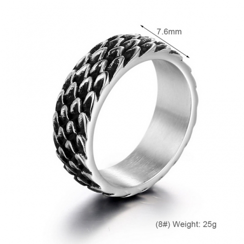 Retro Couple Ring Tire Hip Hop Ring Hip Hop Jewelry Wholesale  #SJ31094