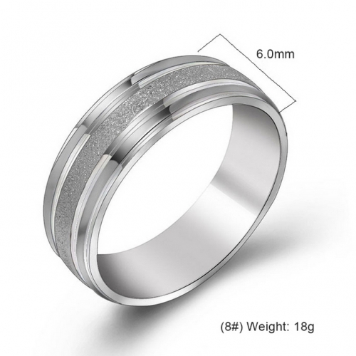 Fashion Trend Couple Ring Happy Titanium Steel Ring China Wholesale Jewelry Suppliers  #SJ3615