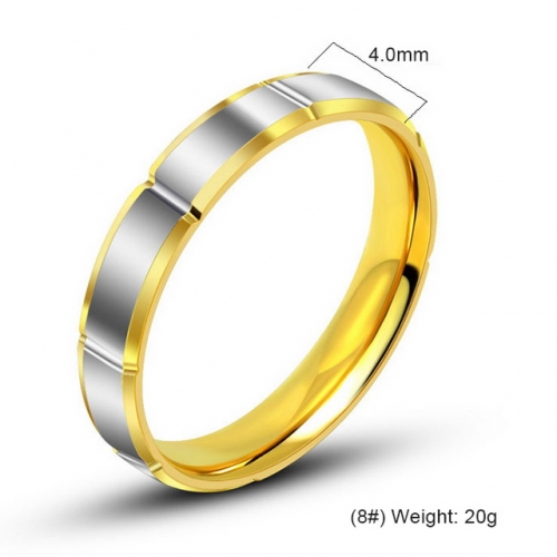 Simple Titanium Steel Couple Ring Titanium Steel Jewelry Wholesale  #SJ3Y539